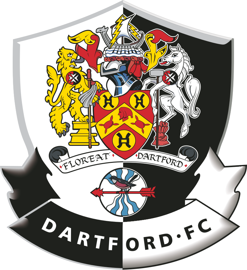 The crest of Dartford Football Club